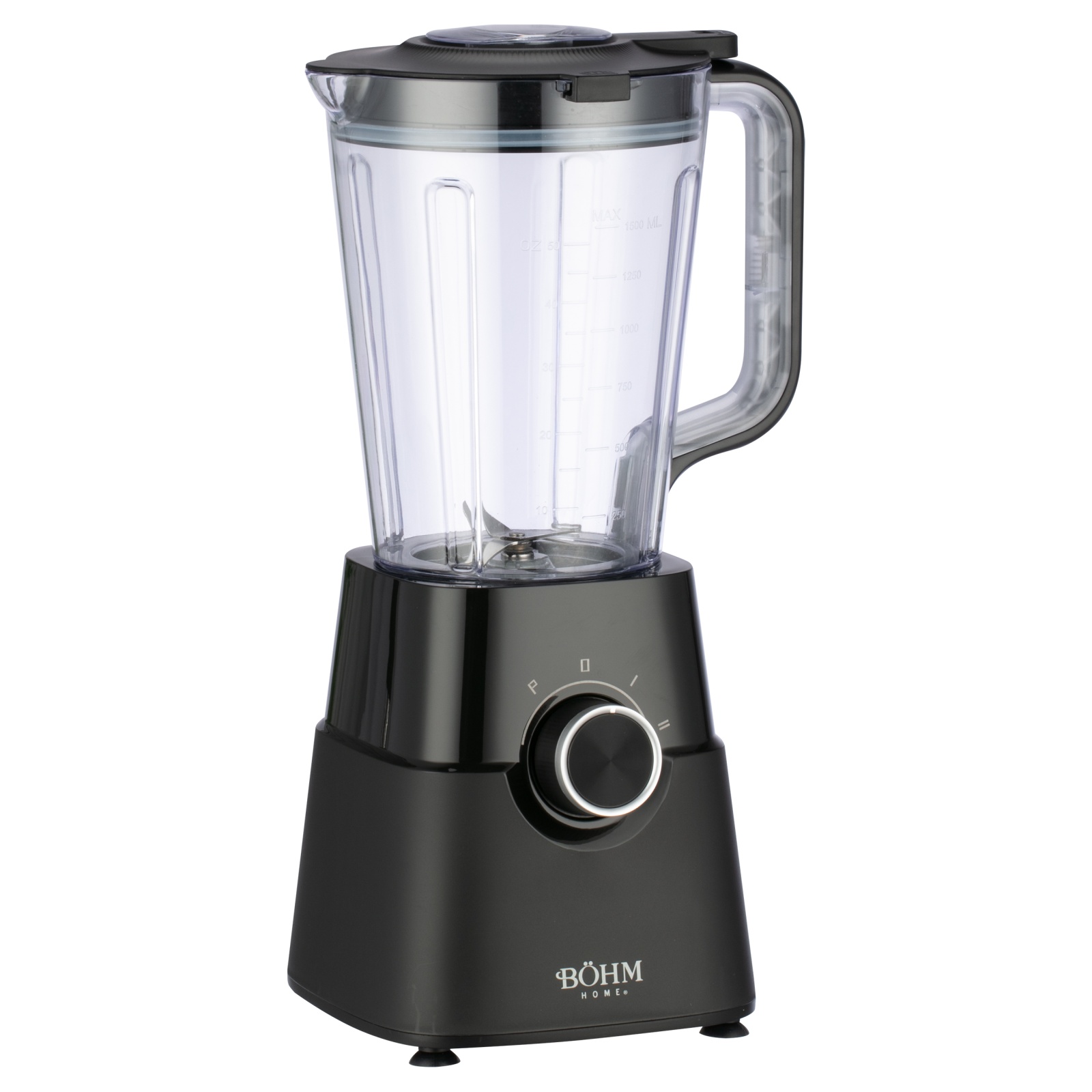 Blender de masa BÖHM Home BTBP60B15, 600 W, 1,5 L, 2 viteze + Pulse, 4 lame – SimpleTools Blender de masa BÖHM Home BTBP60B15, 600 W, 1,5 L, 2 viteze + Pulse, 4 lame - SimpleTools