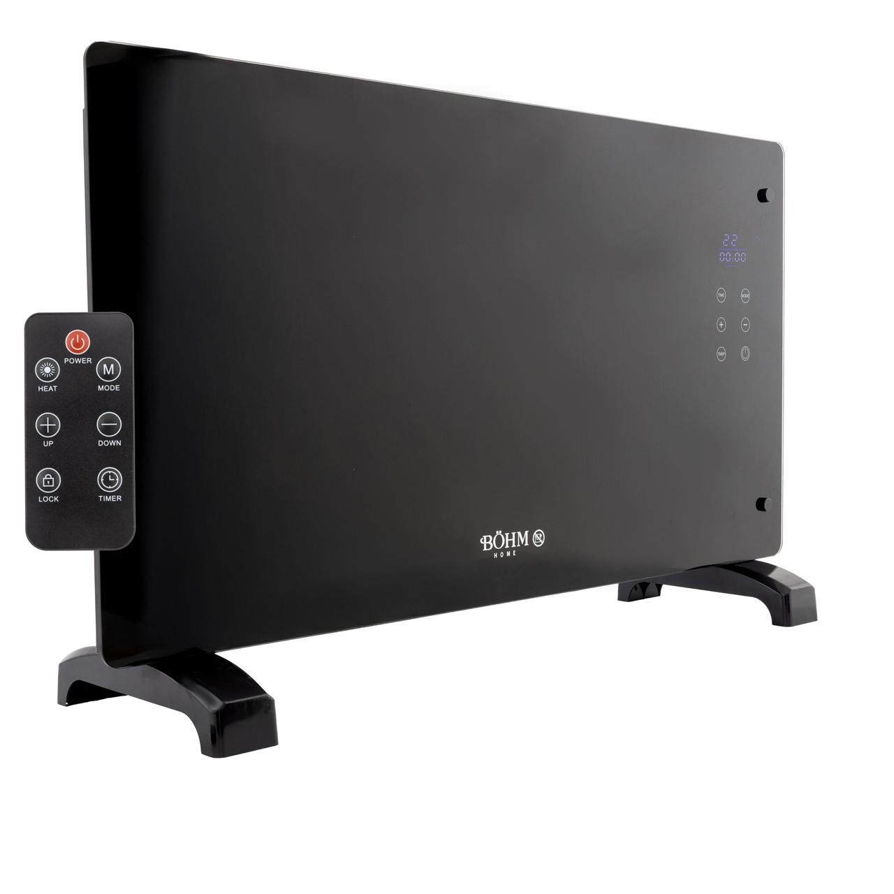 Convector panou sticla de perete/podea cu display si telecomanda 2000 W BÖHM BH09G-BL – SimpleTools Convector panou sticla de perete/podea cu display si telecomanda 2000 W BÖHM BH09G-BL - SimpleTools