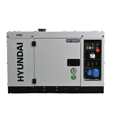 Generator diesel insonorizat monofazat Hyundai DHY10000SE, 8,5 kW, 230 V