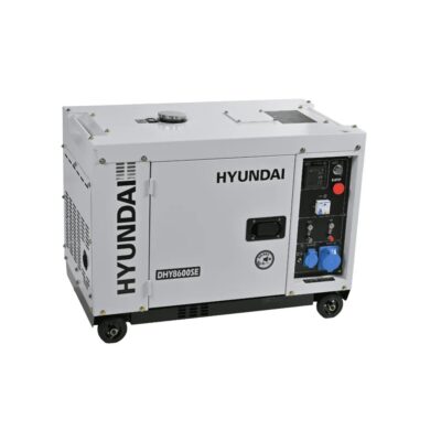Generator diesel insonorizat monofazat Hyundai DHY8600SE, 6,3 kW, 230 V - imagine 2