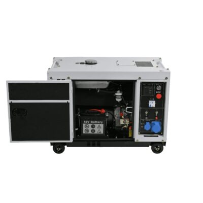 Generator diesel insonorizat monofazat Hyundai DHY8600SE, 6,3 kW, 230 V - imagine 3