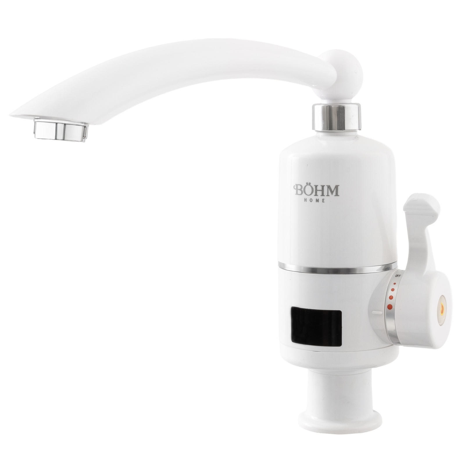 Robinet electric vertical cu pipă rotativă tip L, afișaj digital BÖHM BY-24A-1 – SimpleTools Robinet electric vertical cu pipă rotativă tip L, afișaj digital BÖHM BY-24A-1 - SimpleTools
